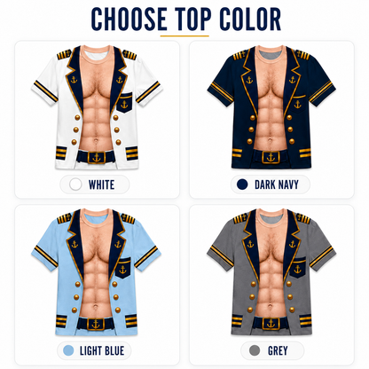 Captain Abs™ Funny T-shirt