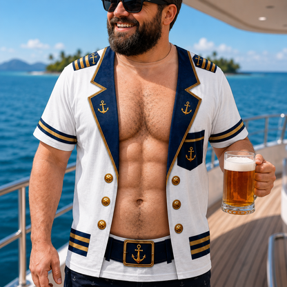 Captain Abs™ Funny T-shirt
